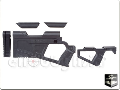 SRU SRQ Advanced Stock Grip Kit for GHK/WE M4 GBB (Black)