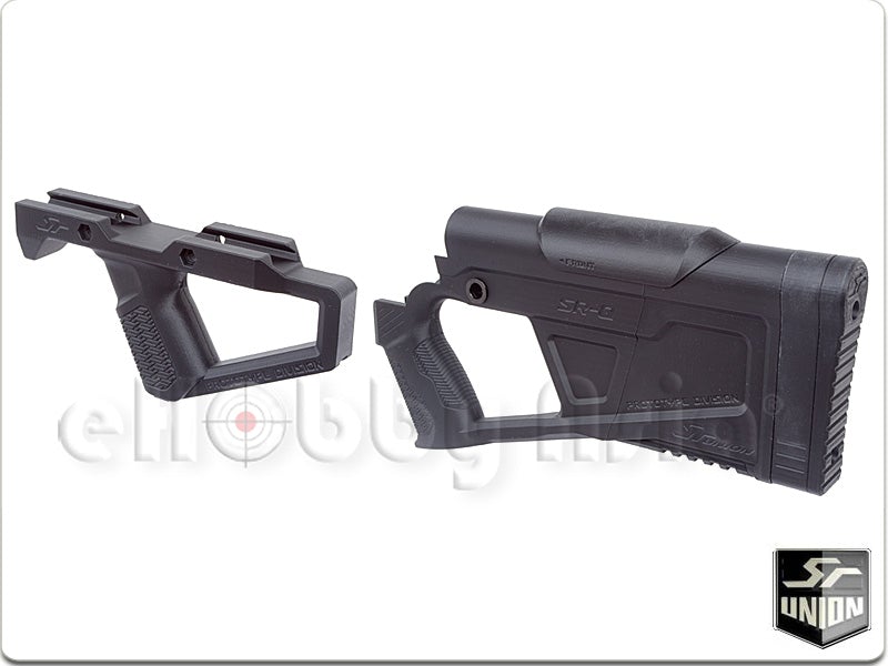 SRU SRQ Advanced Stock Grip Kit for GHK/WE M4 GBB (Black)