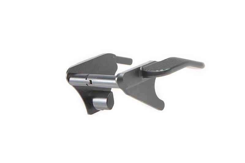 Airsoft Masterpiece CNC Steel Thumb Safeties for Marui Hi-Capa GBB (Matt Black/ Type 1)