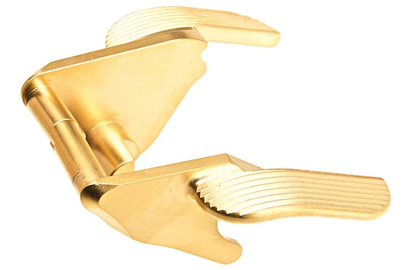 Airsoft Masterpiece Steel Thumb Safety for Marui Hi-Capa GBB (Gold/ Type 3 - SV Style)