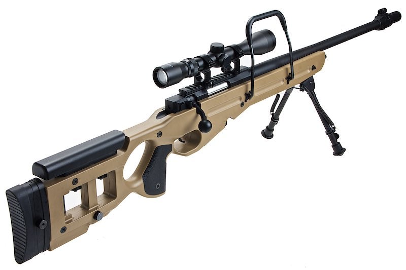Snow Wolf SV-98 Bolt Action Sniper with Bipod & Scope (Tan/ SW025A)