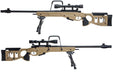 Snow Wolf SV-98 Bolt Action Sniper with Bipod & Scope (Tan/ SW025A)