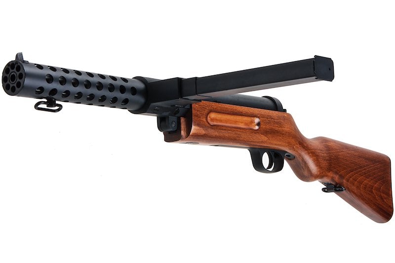 Snow Wolf Metal Bergmann MP-18 AEG SMG (Real Wood/ SW-021)