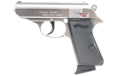 Tokyo Marui PPK Gindan Spring Pistol (Silver/ Under 1 Joule)