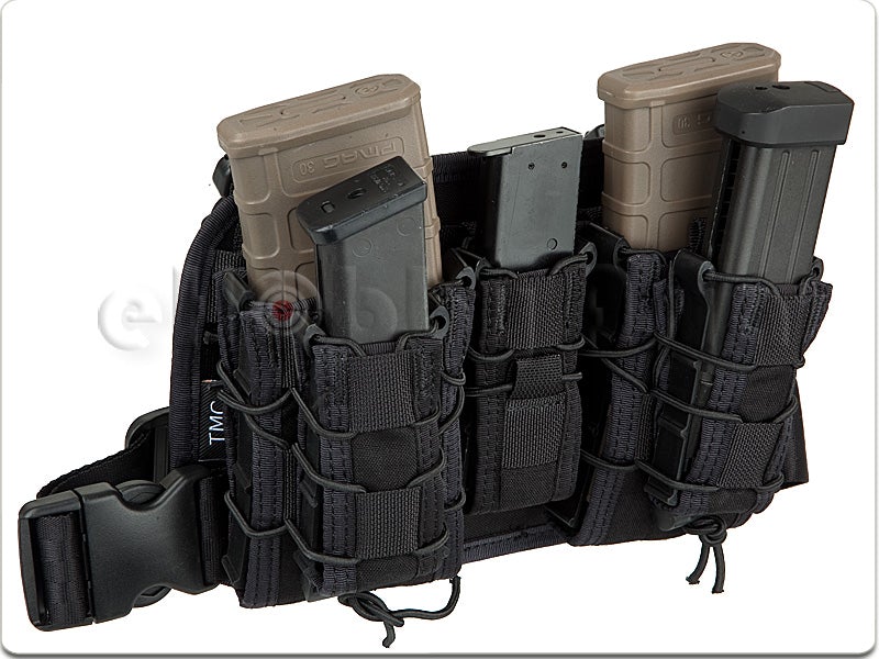 TMC Hight Hang Mag Pouch and Panel Set (Black)