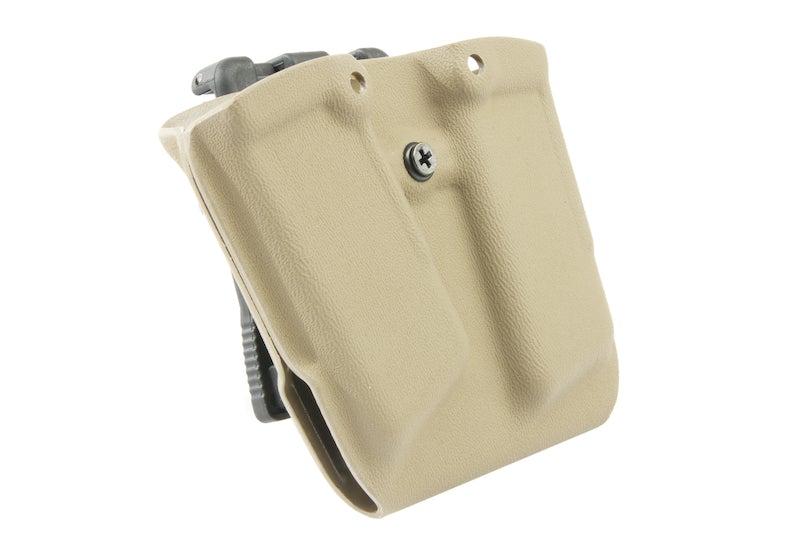 TMC W&T Kydex Double Magazine Pouch for G17 GBB (Khaki)