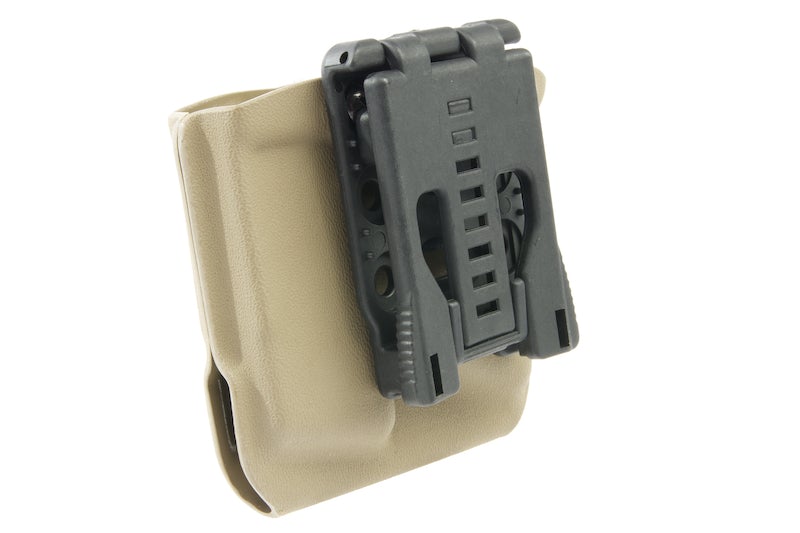 TMC W&T Kydex Double Magazine Pouch for G17 GBB (Khaki)