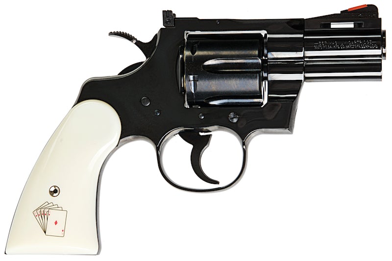 Tanaka Python Snake Eyes 2.5" R-Model Gas Revolver (Steel Finish)