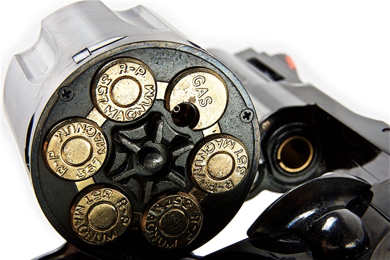Tanaka Python Snake Eyes 2.5" R-Model Gas Revolver (Steel Finish)