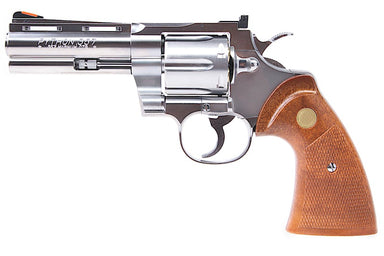 Tanaka Colt Python .357 Magnum R-Model 4" Stainless Gas Revolver (Silver)