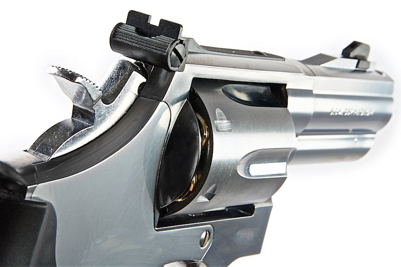 Tanaka S&W M66 Performance Center PC 3" Gas Revolver (Silver/ F-Comp Version 3)