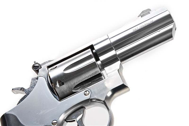 Tanaka S&W M66 Performance Center PC 3" Gas Revolver (Silver/ F-Comp Version 3)