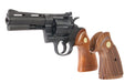 Tanaka Python Walnut Oversize Grip for R-Model 4 Inch 'Ryo Saeba' Gas Revolver