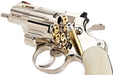 Tanaka Colt Python .357 Magnum “Snake Eyes” 2.5" R-model Model Gun (Nickel Finish)