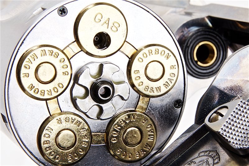 Tanaka S&W M500 PC 10.5" Stainless Jupiter Finish Gas Revolver (Version 2)