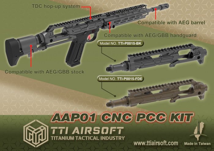TTI Airsoft AAP-01 PPC Kit (Dark Earth)