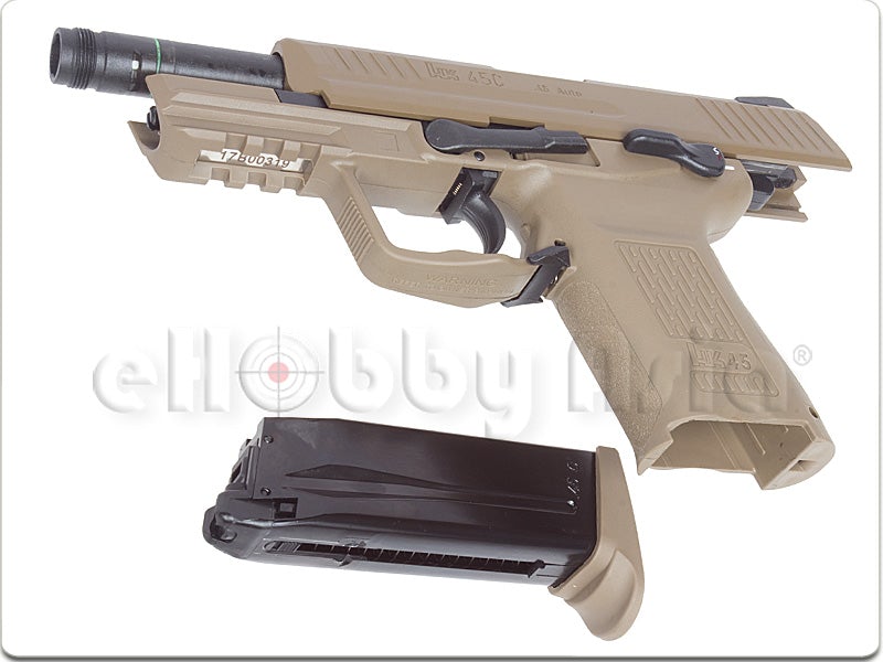 Umarex (VFC) HK45 Compact Tactical GBB Pistol (Asia/ Dark Earth)
