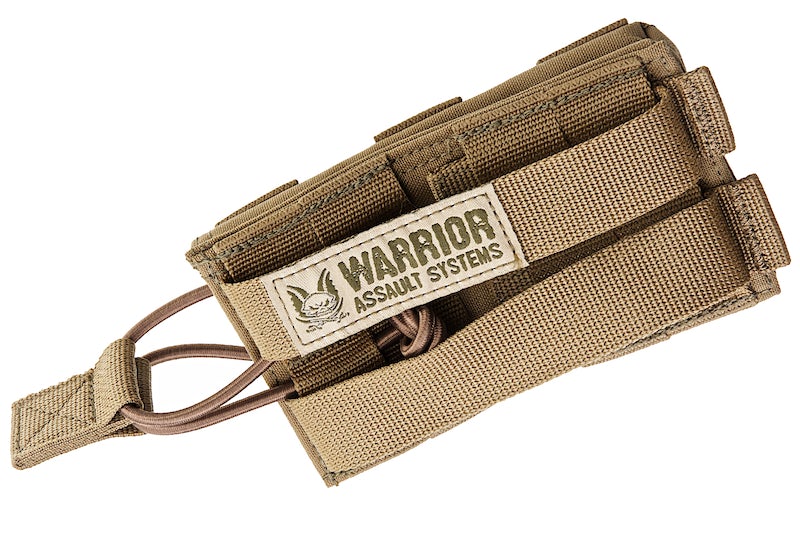 Warrior Assault Systems Single MOLLE Open M4 5.56 Magazine Pouch (Coyote Tan)