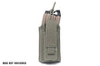 Warrior Assault Systems Single Open M4 5.56mm Mag Pouch with 9mm D/A Pistol Magazine (Ranger Green)