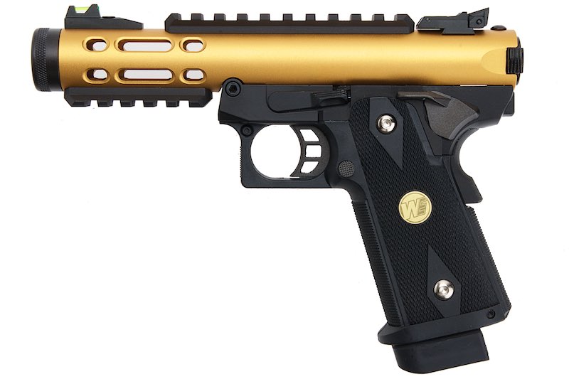 WE Galaxy Gold Slide K Frame Hi-Capa 5.1 Type A GBB Airsoft Pistol