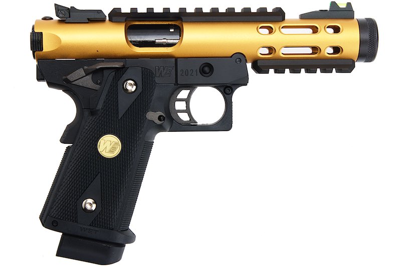 WE Galaxy Gold Slide K Frame Hi-Capa 5.1 Type A GBB Airsoft Pistol