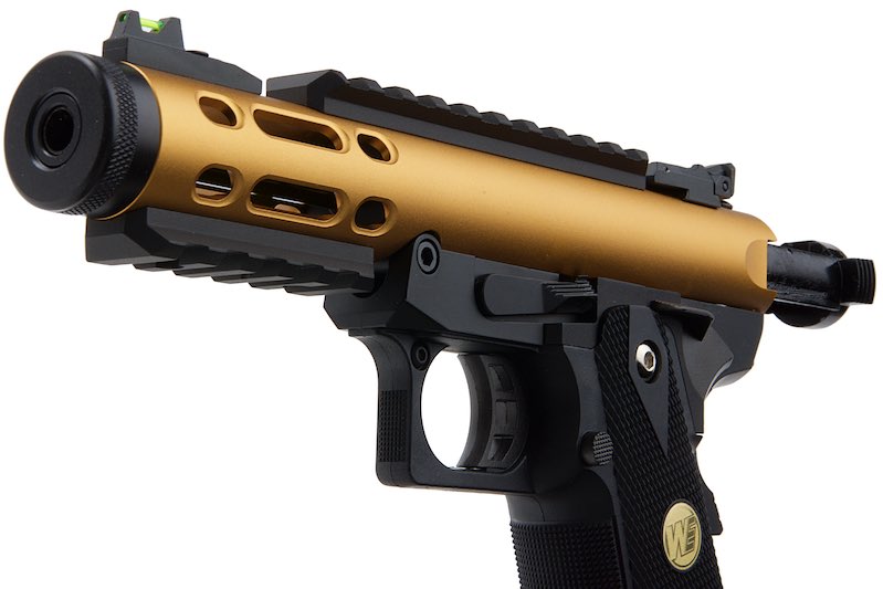 WE Galaxy Gold Slide K Frame Hi-Capa 5.1 Type A GBB Airsoft Pistol