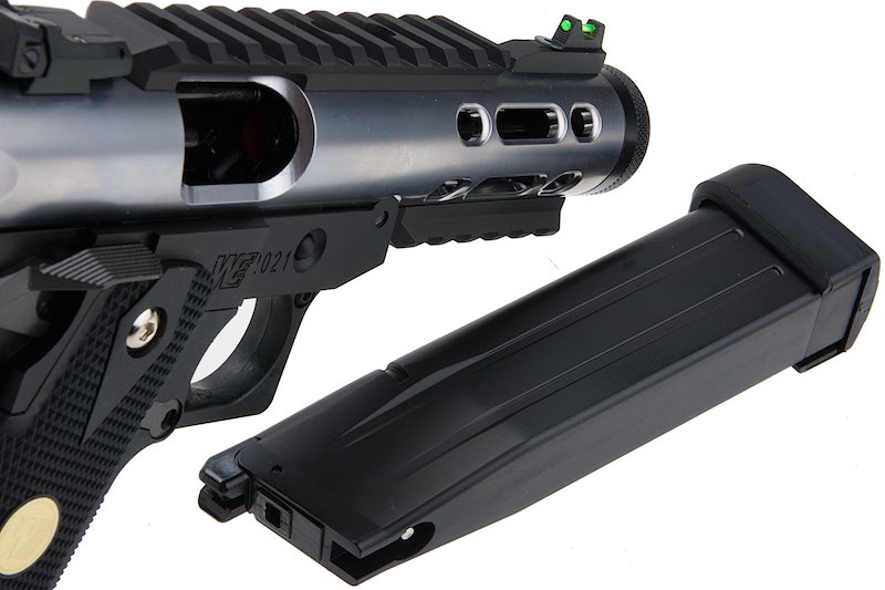 WE Galaxy Silver Slide K Frame Hi-Capa 5.1 Type A GBB Airsoft Pistol