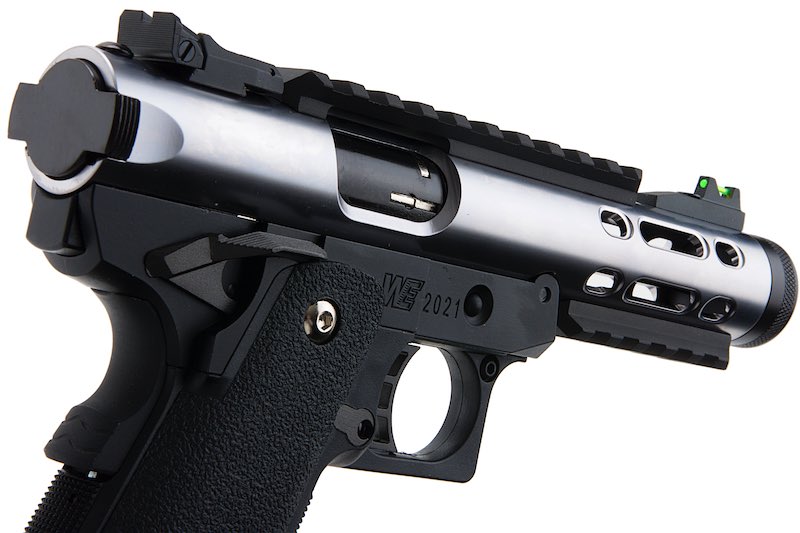 WE Galaxy Silver Slide R Frame Hi-Capa 5.1 Type A GBB Airsoft Pistol