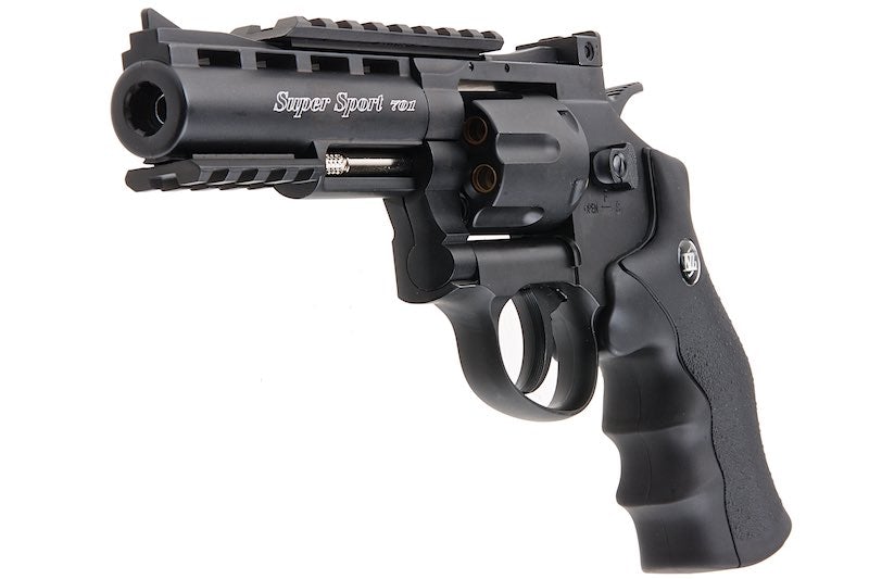 Gun Heaven (WinGun) 701 4 inch 6mm Co2 Revolver (Black Grip)
