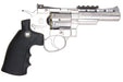 Gun Heaven (WinGun) 701 4 inch 6mm Co2 Revolver (Black Grip/ Silver)