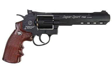 Gun Heaven (WinGun) 702 6mm Co2 Revolver (Brown Grip/ 6 inch)