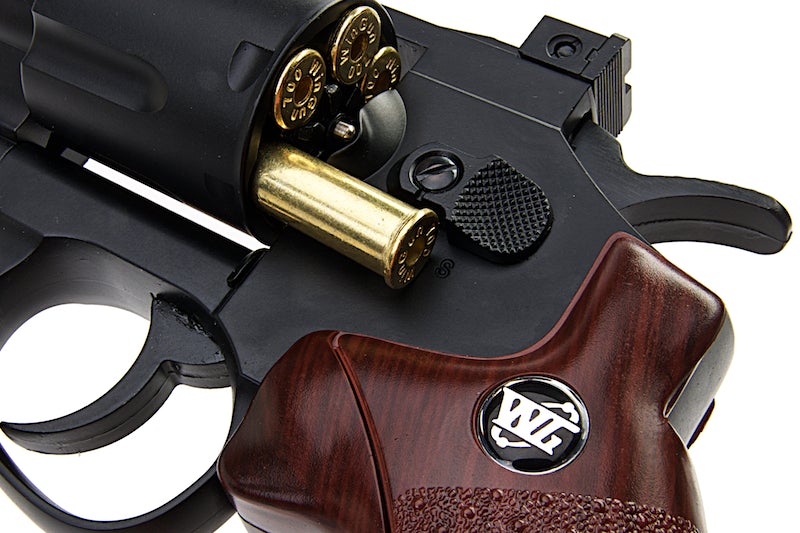 Gun Heaven (WinGun) 702 6mm Co2 Revolver (Brown Grip/ 6 inch)