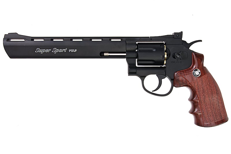 Gun Heaven (WinGun) 703 8 inch 6mm Co2 Revolver (Brown Grip) | eHobbyAsia