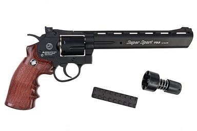 Gun Heaven (WinGun) 703 8 inch 6mm Co2 Revolver (Brown Grip)