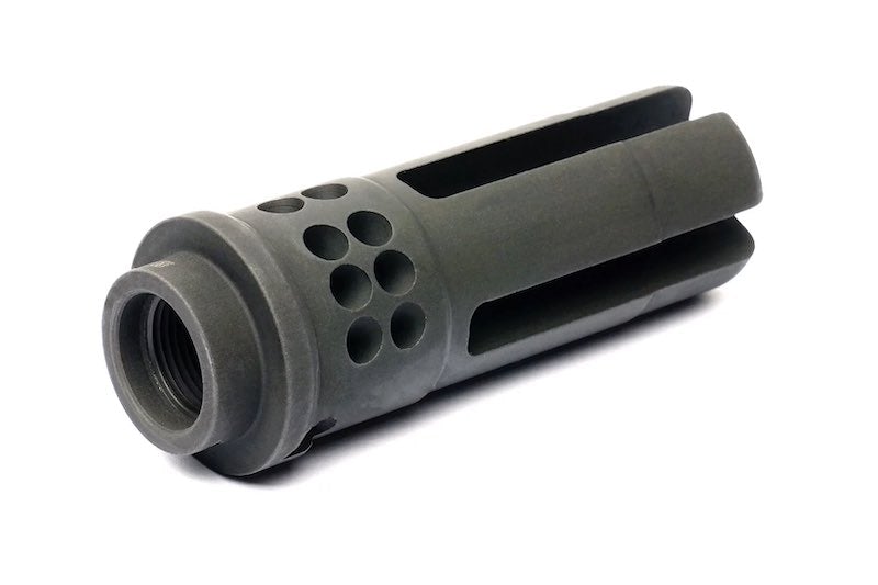 Z-Parts CNC Steel WARCOMP 4P Flash Hider for all 14MM CCW Outer Barrel