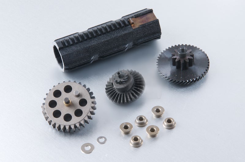 helical gears airsoft Systema Helical Gear Set Ultra Torque Up Ratio